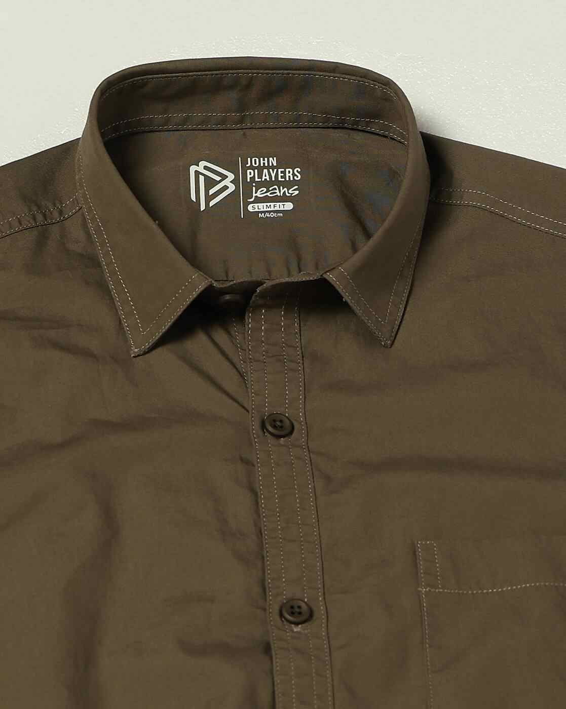 JOHN PLAYERS JEANS | Men Slim Fit Shirt|4
