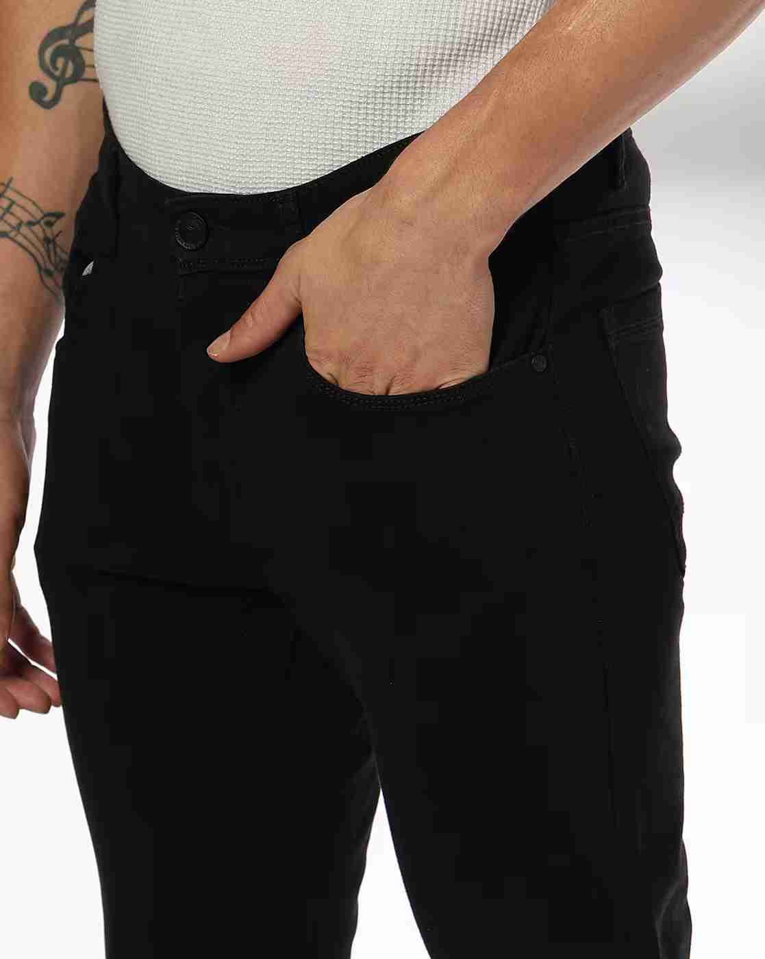 JOHN PLAYERS JEANS | Men Mid-Rise Skinny Fit Jeans|4