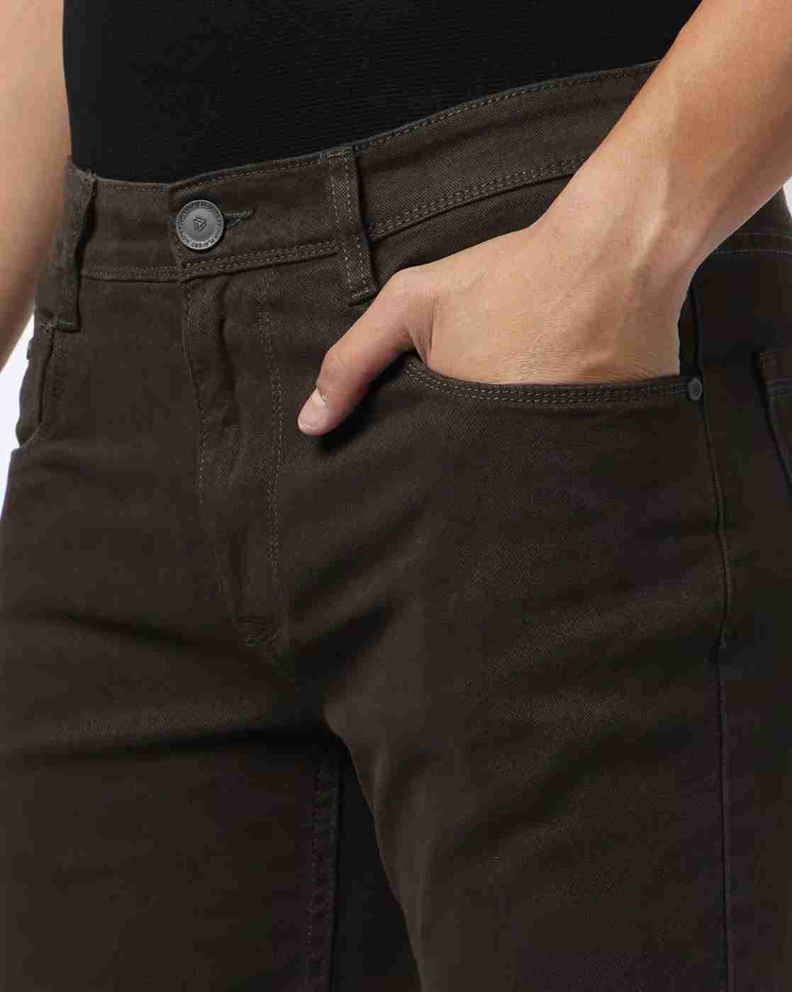 JOHN PLAYERS JEANS | Men Skinny Cropped Jeans|3