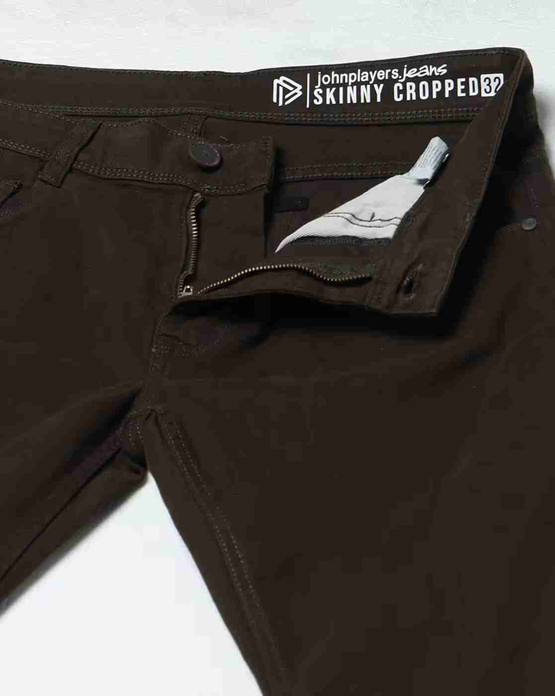 JOHN PLAYERS JEANS | Men Skinny Cropped Jeans|4