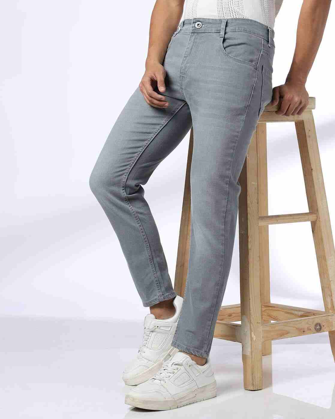 JOHN PLAYERS JEANS | Men Mid-Wash Skinny Fit Jeans|0