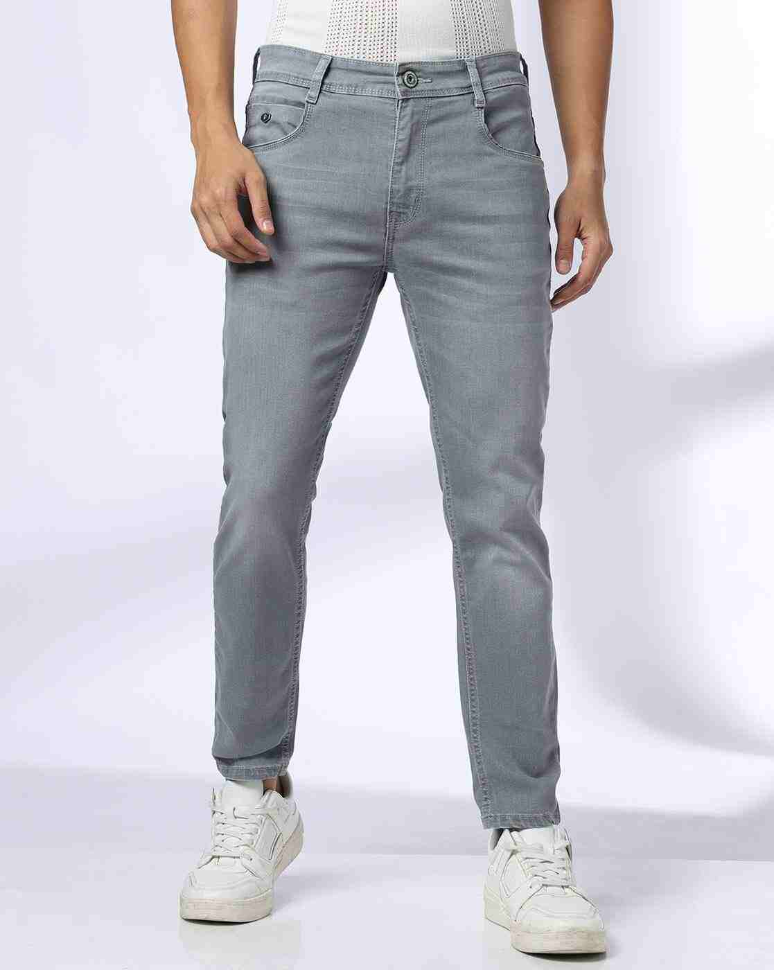 JOHN PLAYERS JEANS | Men Mid-Wash Skinny Fit Jeans|1