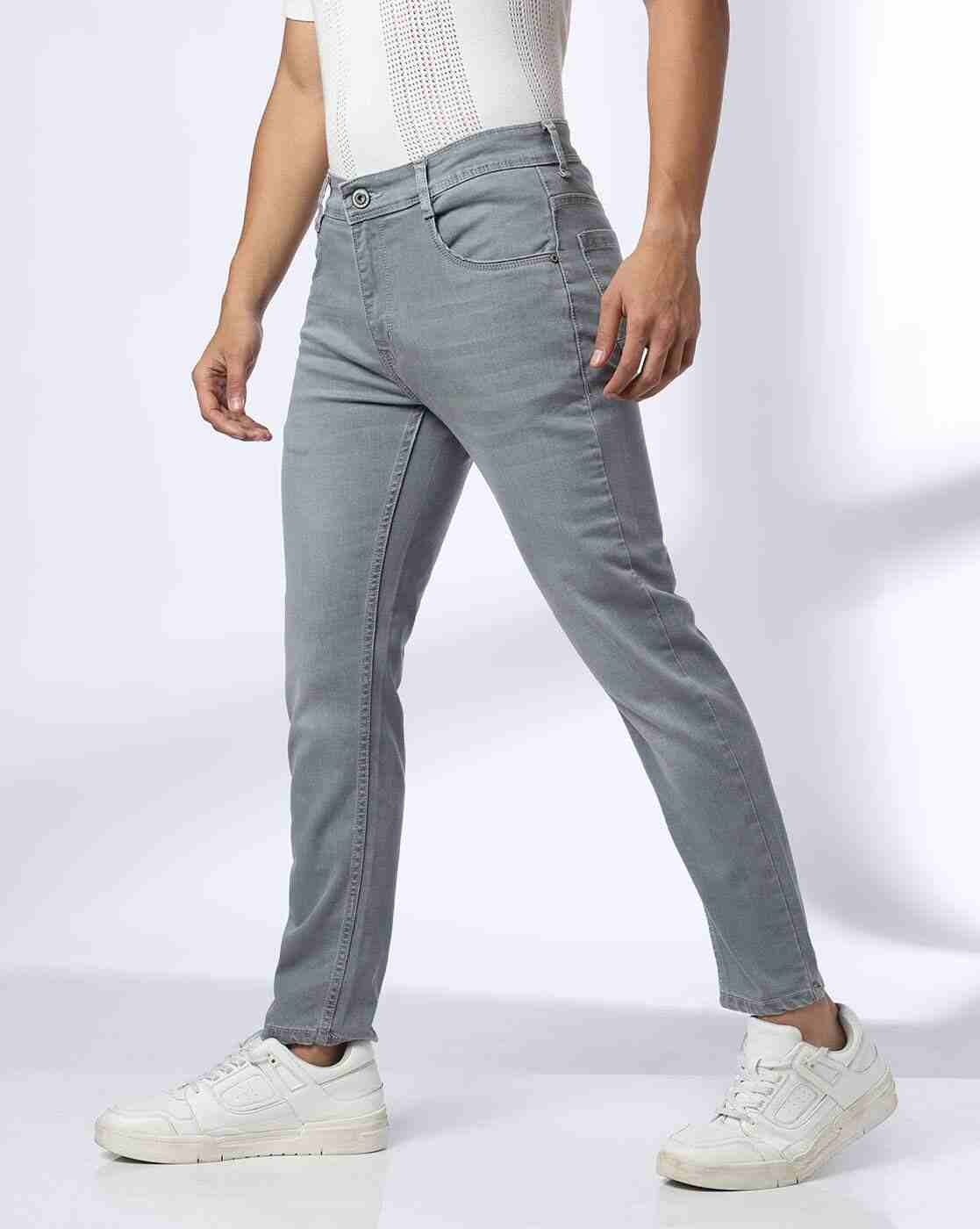 JOHN PLAYERS JEANS | Men Mid-Wash Skinny Fit Jeans|2