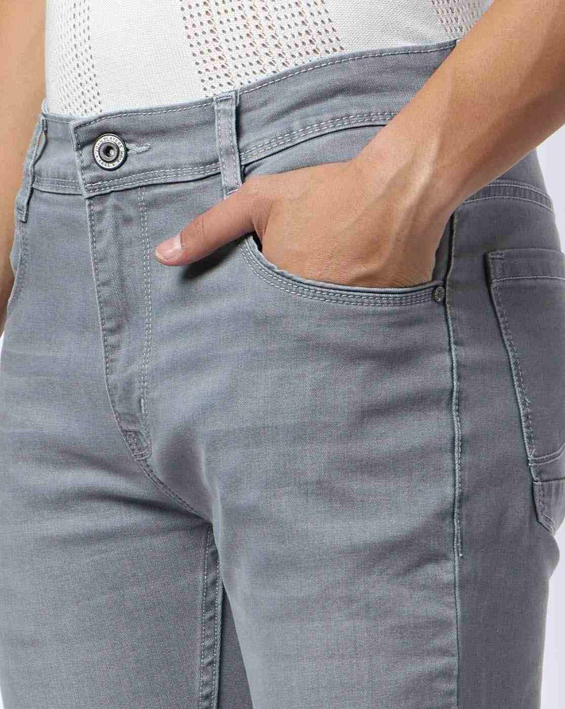 JOHN PLAYERS JEANS | Men Mid-Wash Skinny Fit Jeans|4