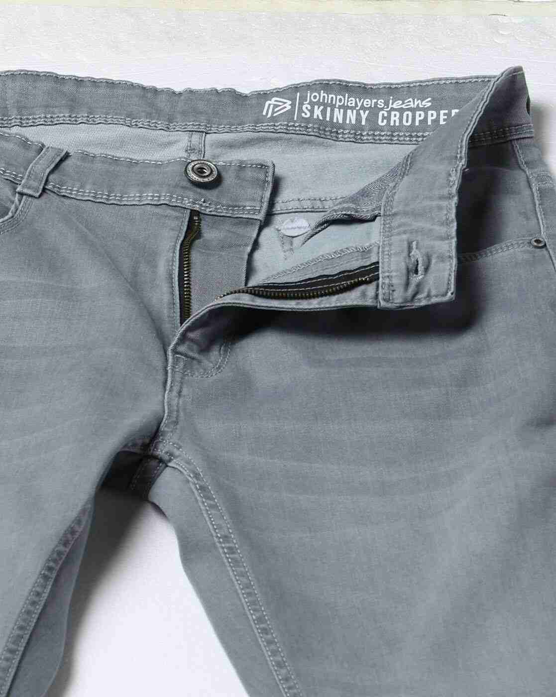 JOHN PLAYERS JEANS | Men Mid-Wash Skinny Fit Jeans|5