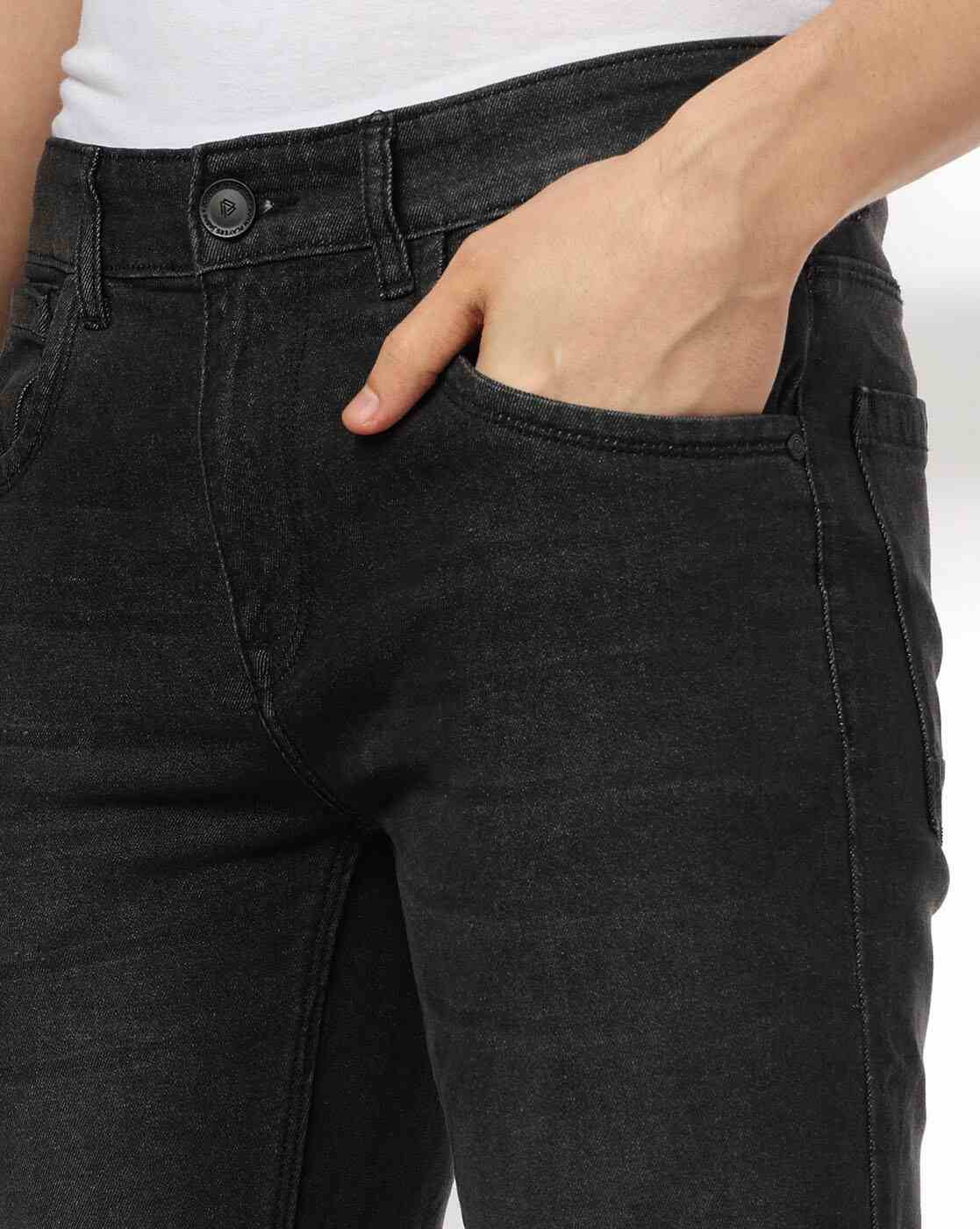 JOHN PLAYERS JEANS | Men Lightly Washed Skinny Fit Jeans|3