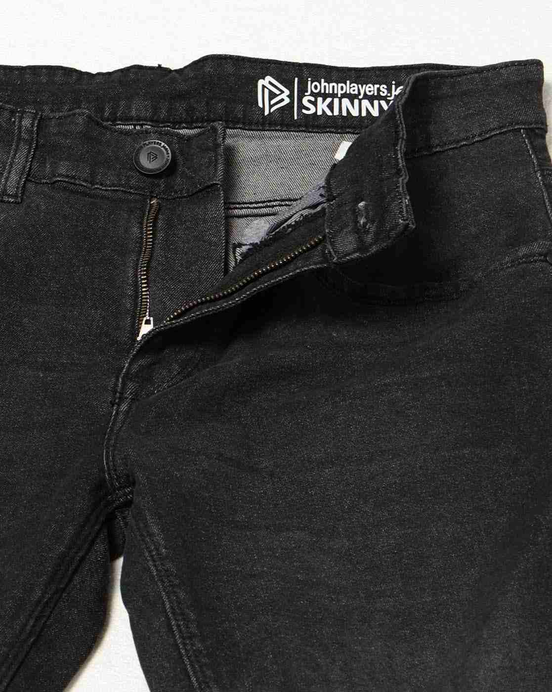 JOHN PLAYERS JEANS | Men Lightly Washed Skinny Fit Jeans|4