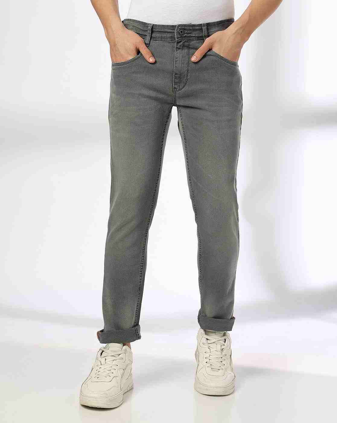 JOHN PLAYERS JEANS | Men Lightly Washed Regular Fit Jeans|0