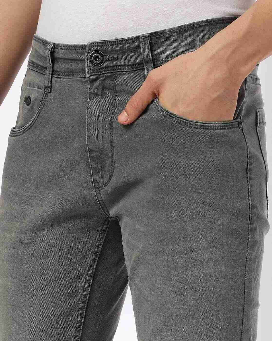 JOHN PLAYERS JEANS | Men Lightly Washed Regular Fit Jeans|3