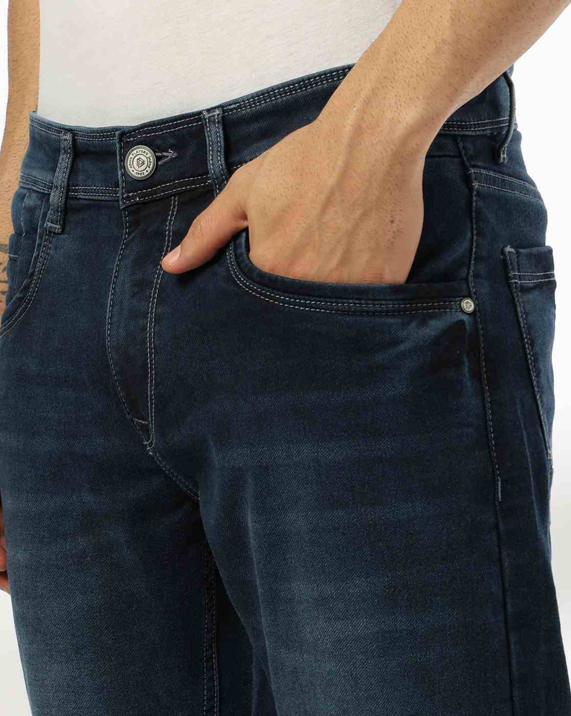 JOHN PLAYERS JEANS | Men Lightly Washed Skinny Fit Jeans|3