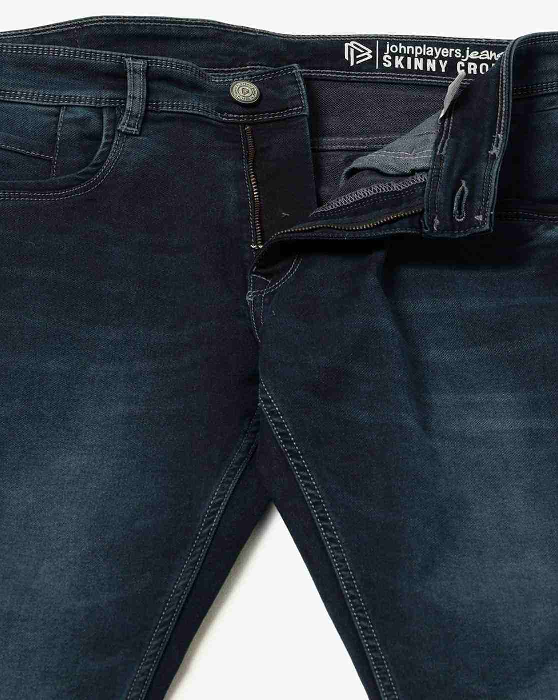 JOHN PLAYERS JEANS | Men Lightly Washed Skinny Fit Jeans|4