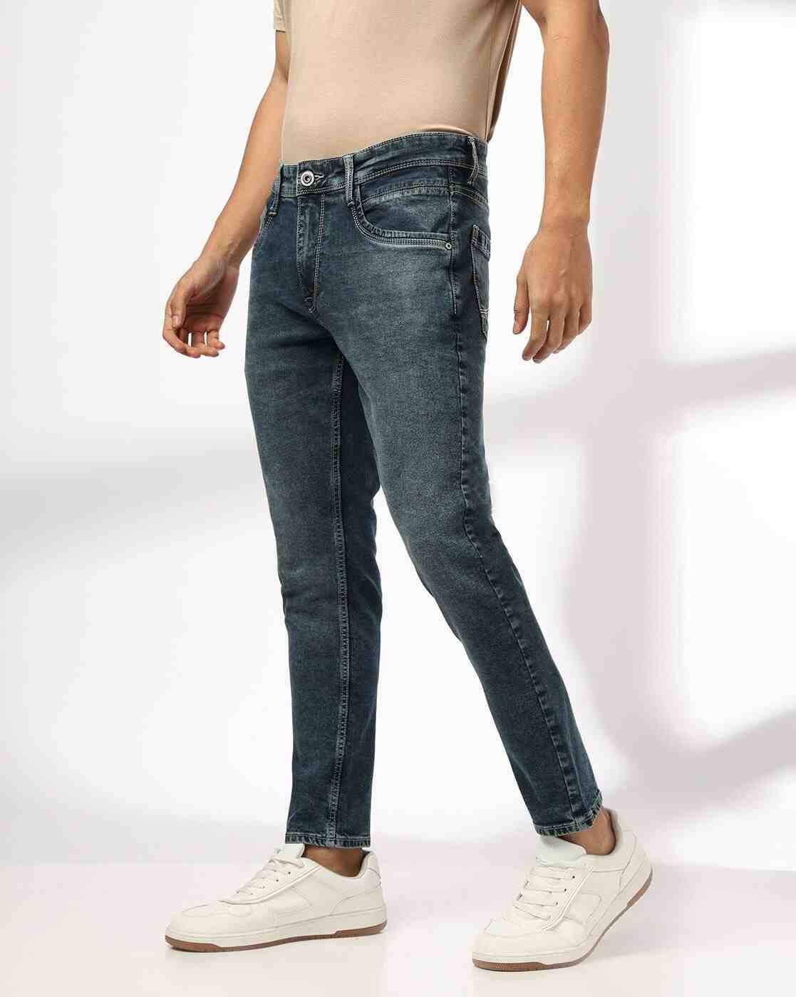 JOHN PLAYERS JEANS | Men Mid-Wash Skinny Fit Jeans|1