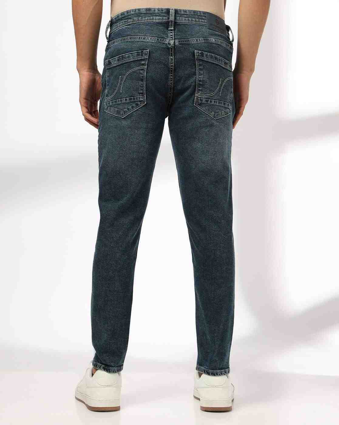 JOHN PLAYERS JEANS | Men Mid-Wash Skinny Fit Jeans|2
