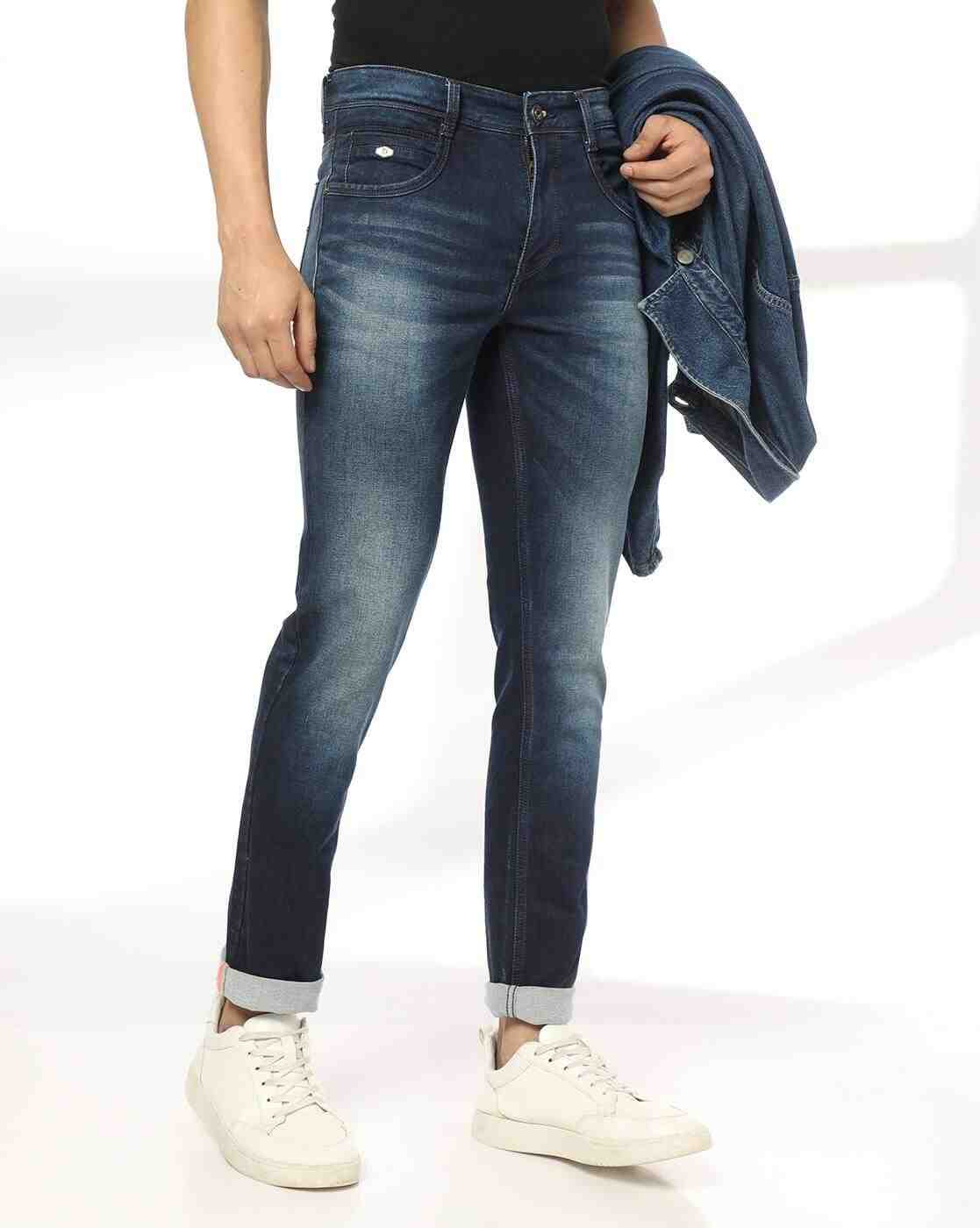 JOHN PLAYERS JEANS | Men Lightly Washed Skinny Fit Jeans|0