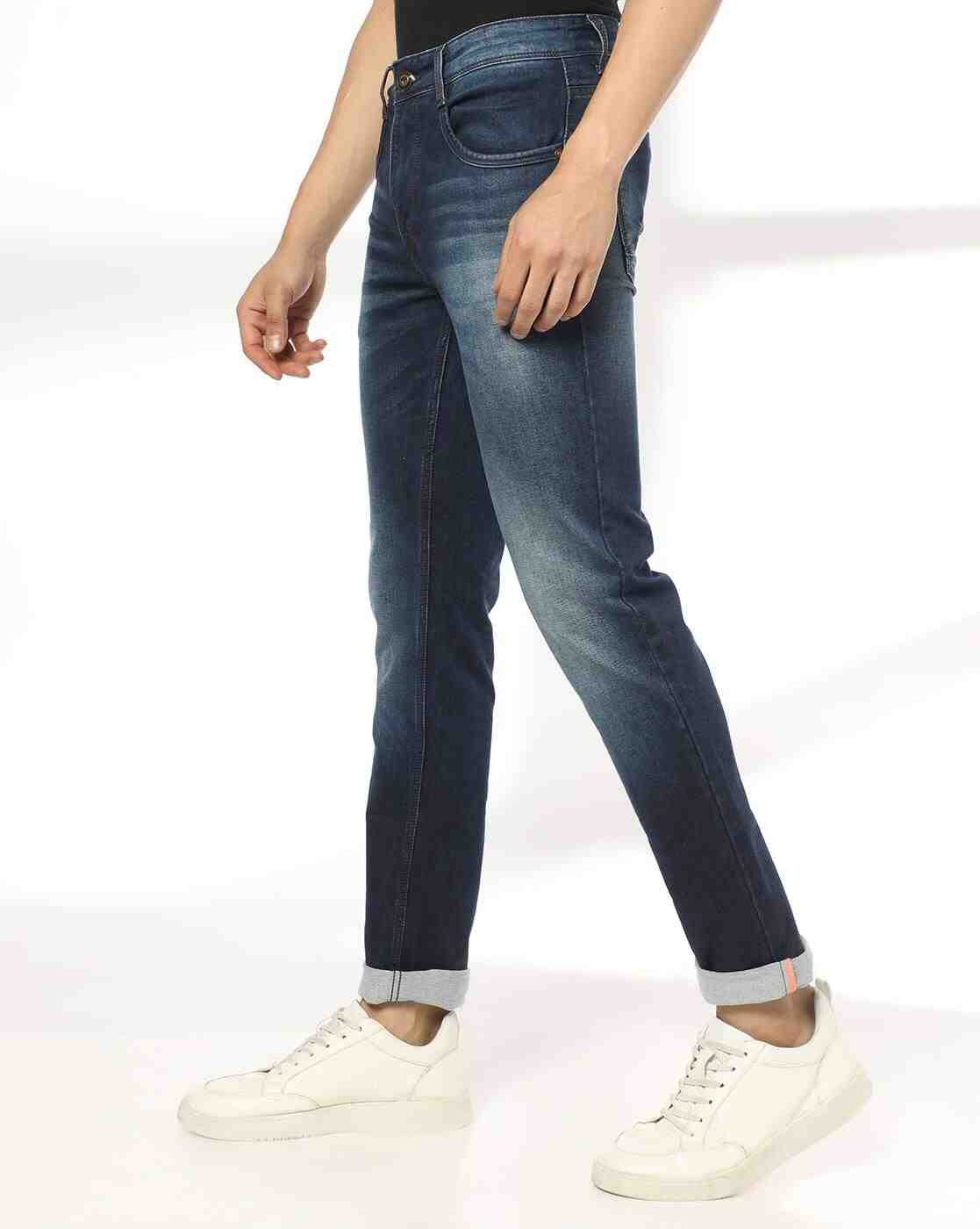 JOHN PLAYERS JEANS | Men Lightly Washed Skinny Fit Jeans|1
