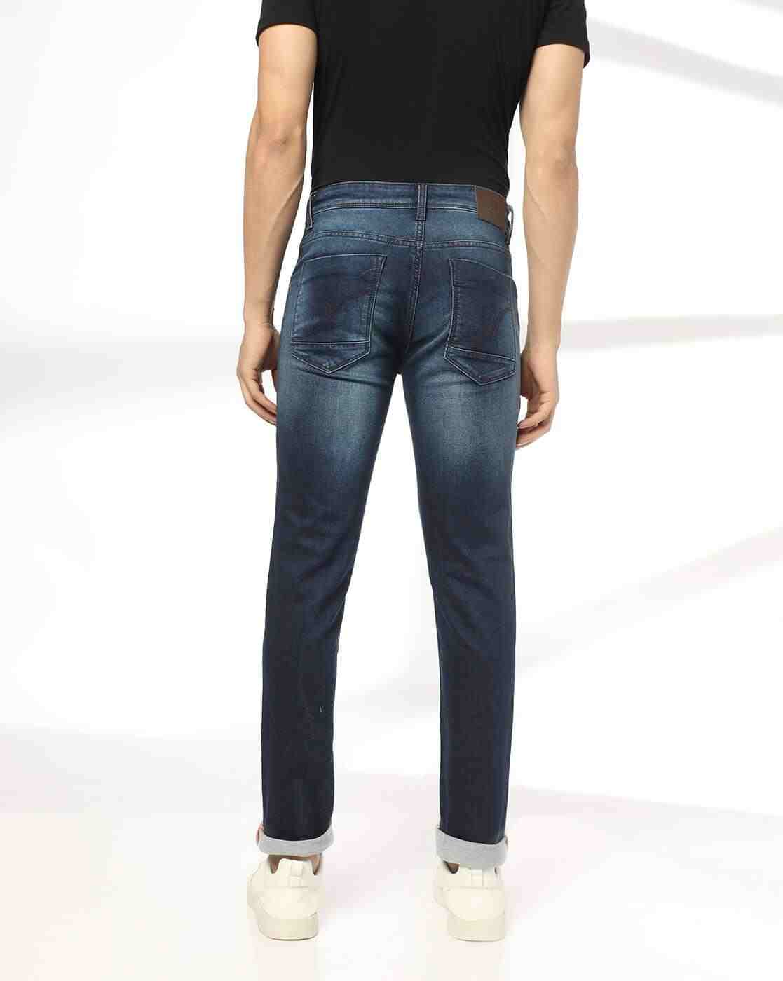 JOHN PLAYERS JEANS | Men Lightly Washed Skinny Fit Jeans|2