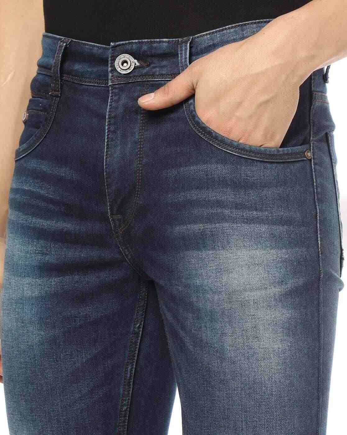 JOHN PLAYERS JEANS | Men Lightly Washed Skinny Fit Jeans|4