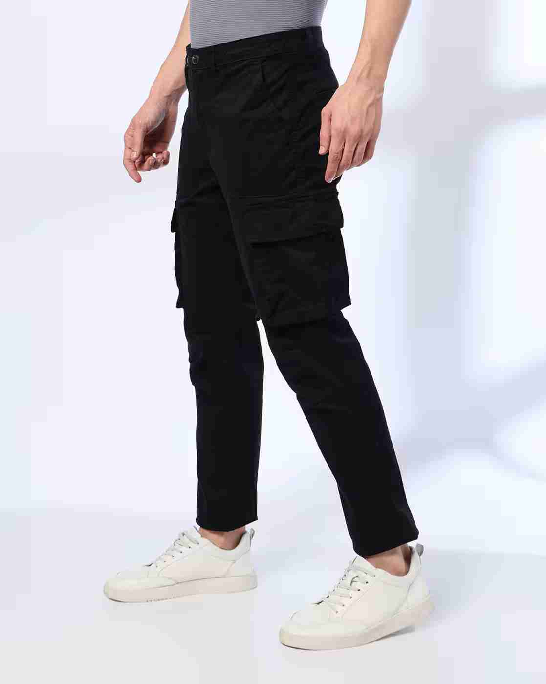 JOHN PLAYERS JEANS | Men Relaxed Fit Cargo Pants|1