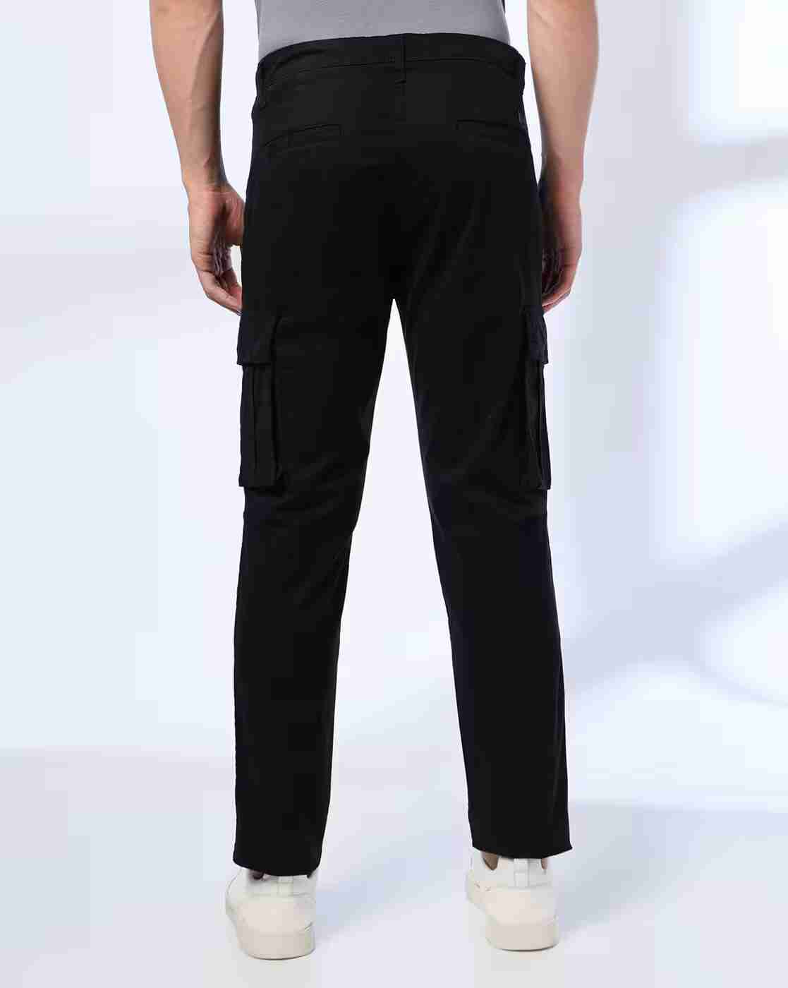 JOHN PLAYERS JEANS | Men Relaxed Fit Cargo Pants|2