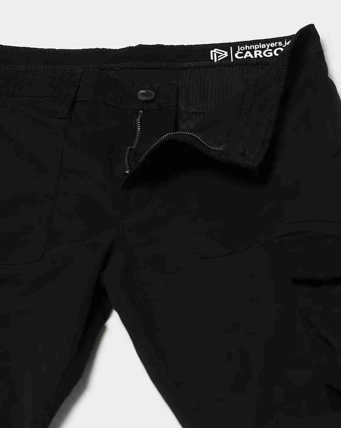 JOHN PLAYERS JEANS | Men Relaxed Fit Cargo Pants|4