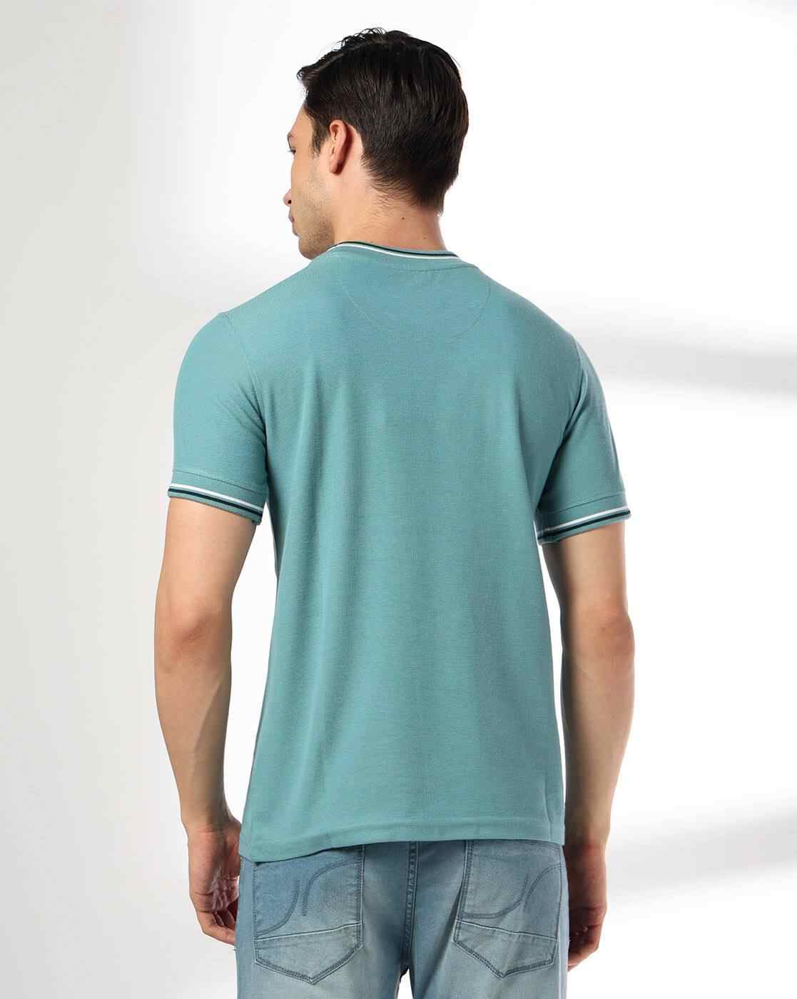 JOHN PLAYERS JEANS | Men Brand Print Slim Fit Crew-Neck T-Shirt|2