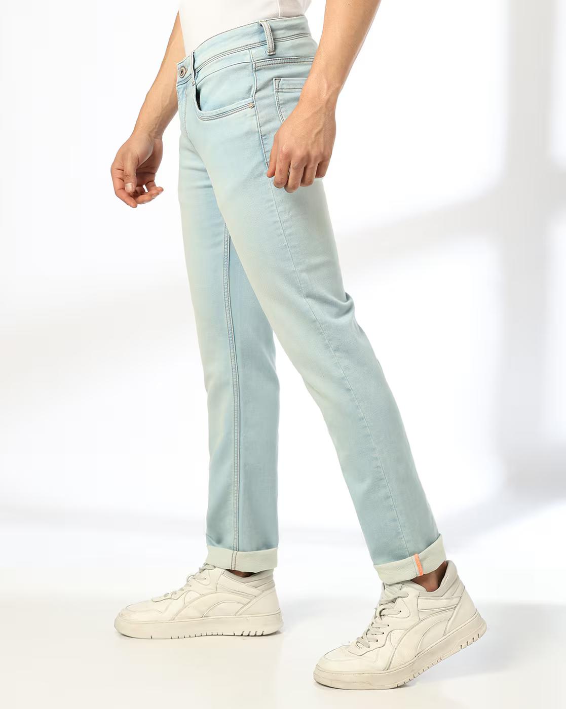 JOHN PLAYERS JEANS | Men Mid-Rise Skinny Fit Jeans|1