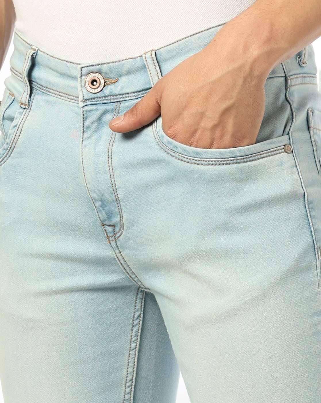 JOHN PLAYERS JEANS | Men Mid-Rise Skinny Fit Jeans|3