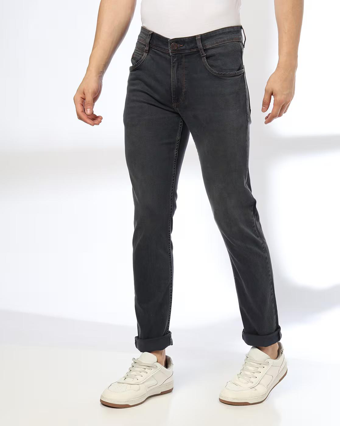 JOHN PLAYERS JEANS | Men Lightly Washed Skinny Fit Jeans|0