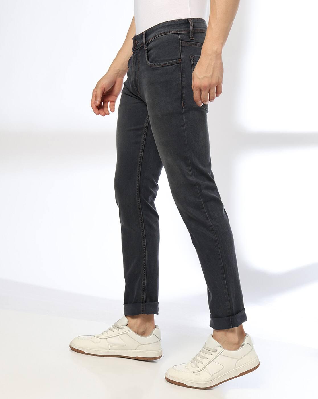 JOHN PLAYERS JEANS | Men Lightly Washed Skinny Fit Jeans|1