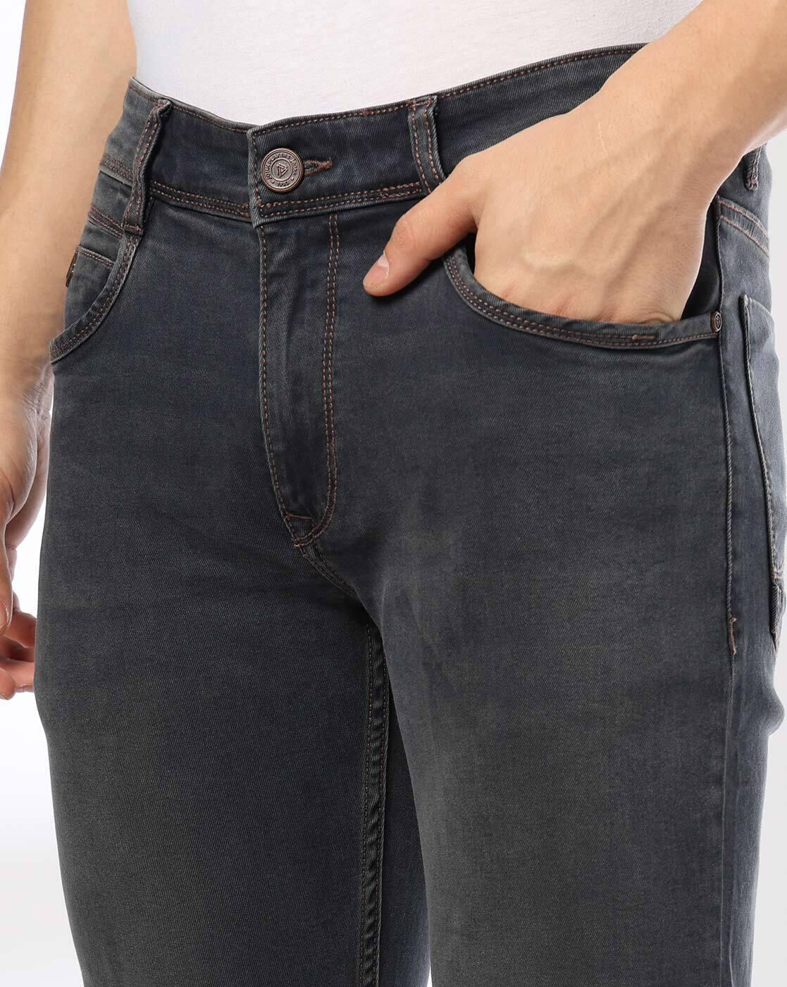 JOHN PLAYERS JEANS | Men Lightly Washed Skinny Fit Jeans|3