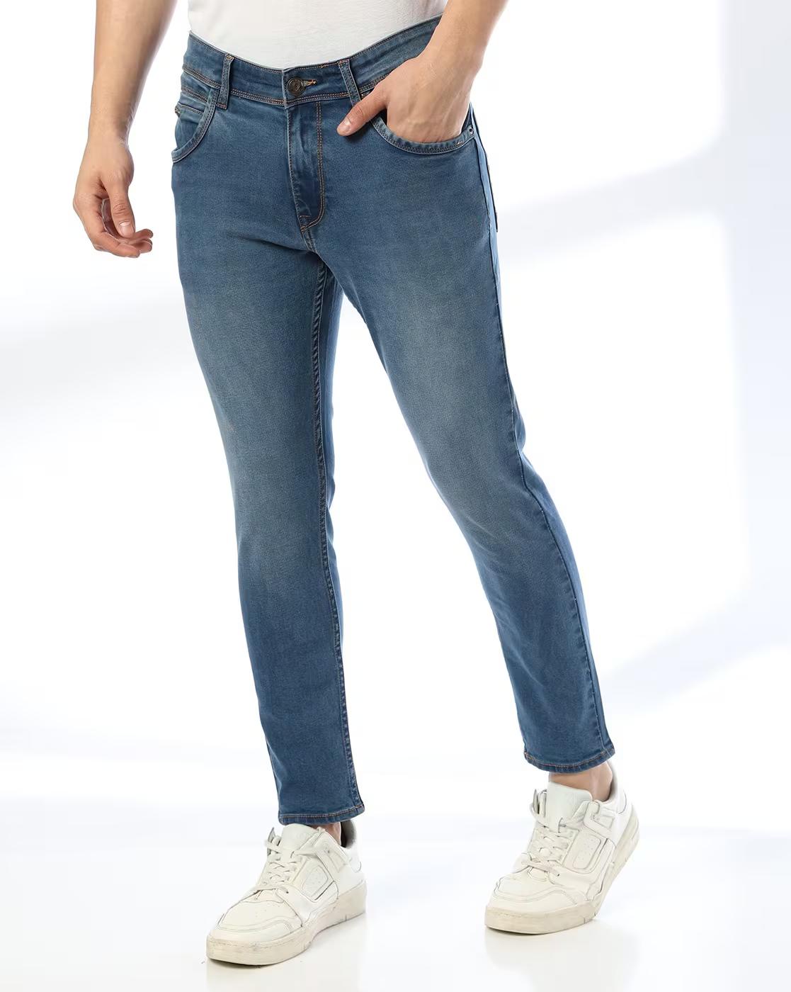 JOHN PLAYERS JEANS | Men Lightly Washed Skinny Fit Jeans|0