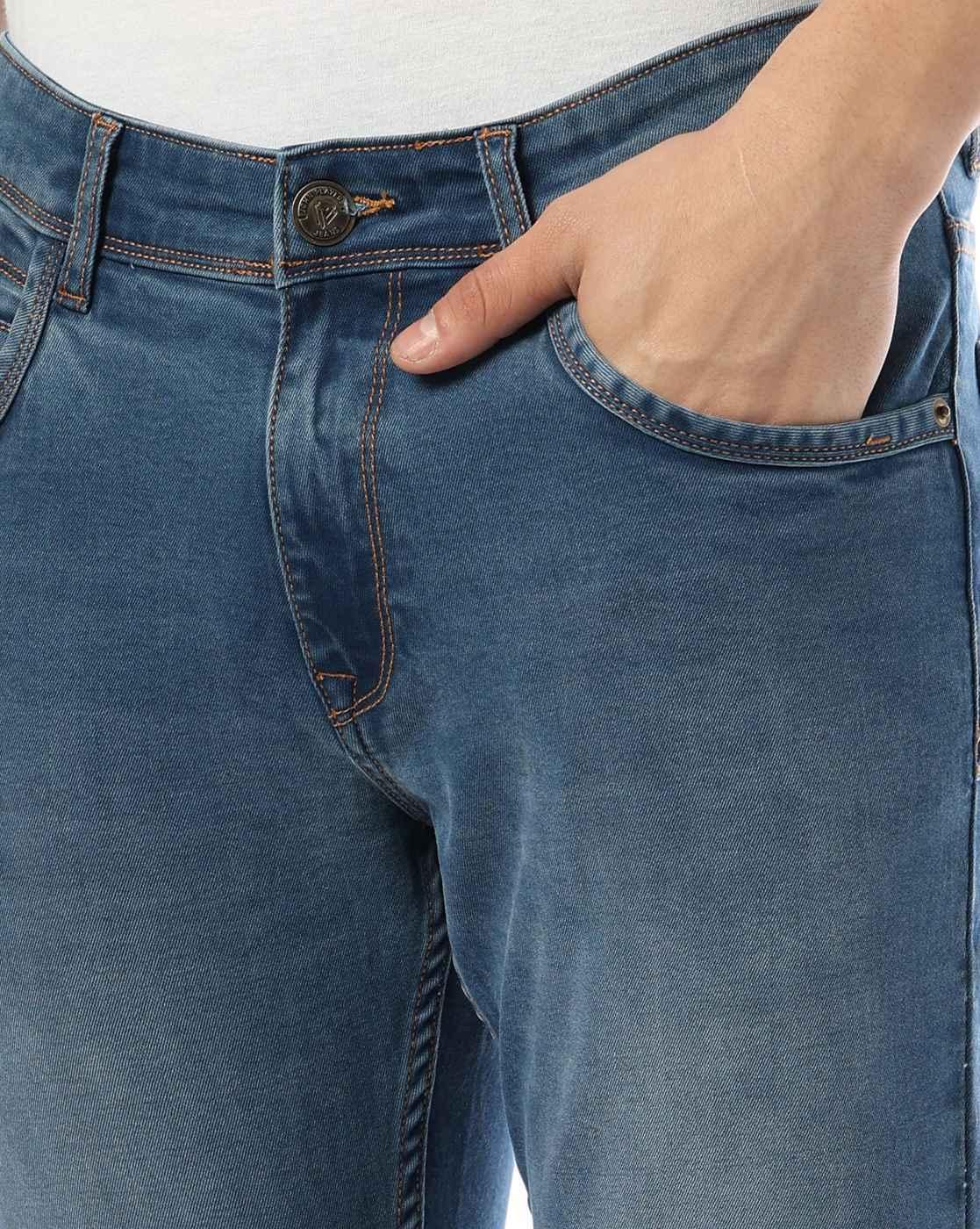 JOHN PLAYERS JEANS | Men Lightly Washed Skinny Fit Jeans|3