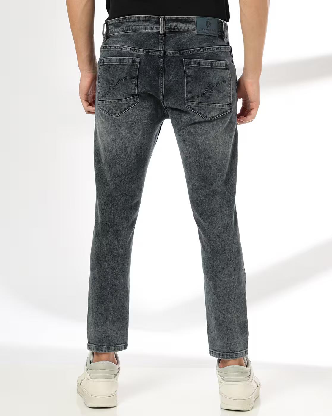 JOHN PLAYERS JEANS | Men Lightly Washed Skinny Fit Jeans|2