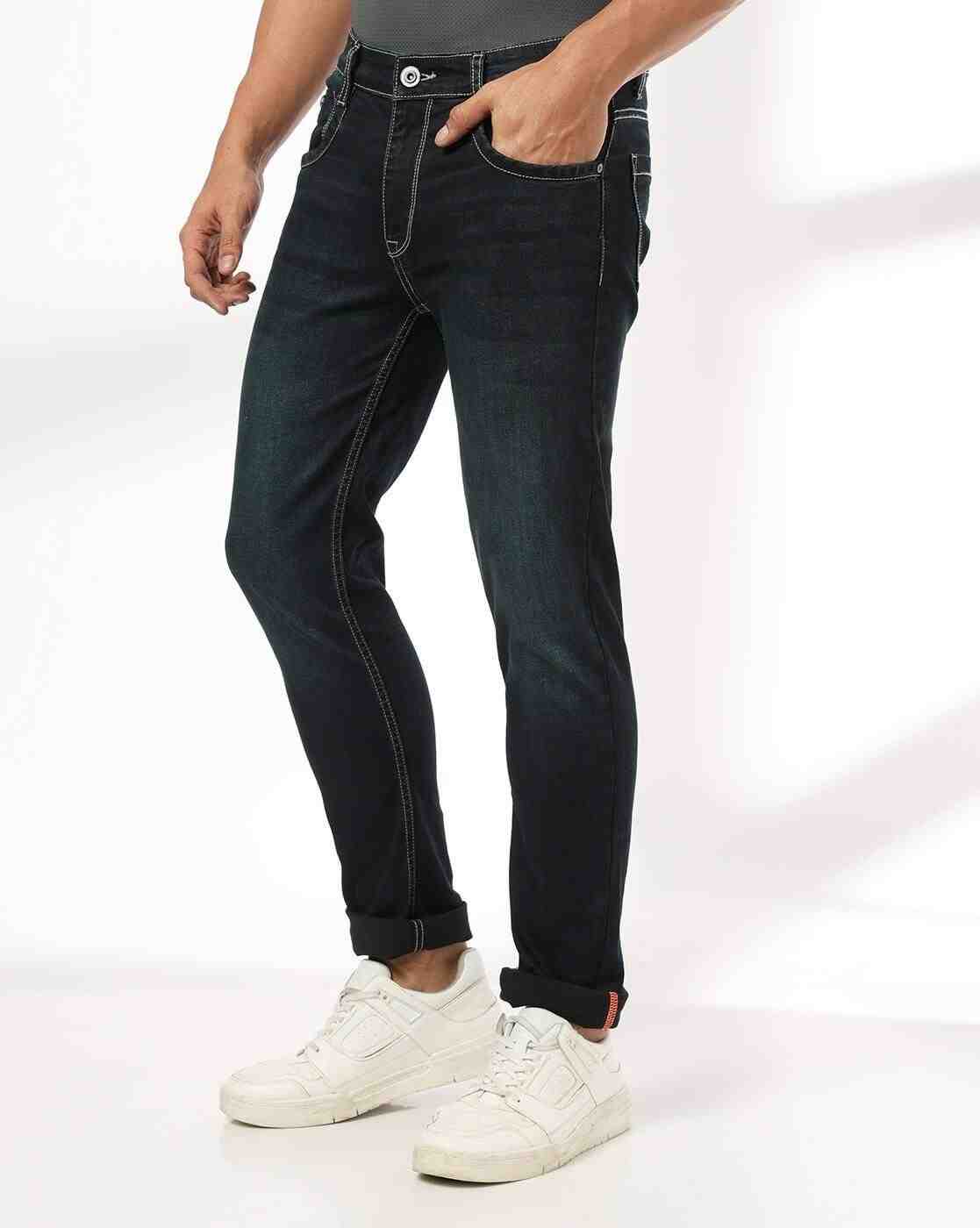 JOHN PLAYERS JEANS | Men Lightly Washed Skinny Fit Jeans|0