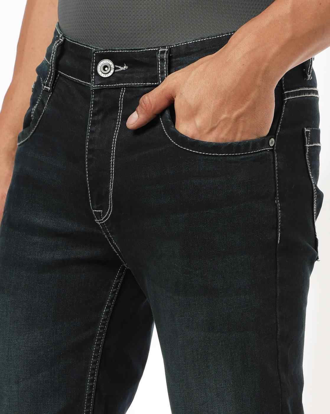 JOHN PLAYERS JEANS | Men Lightly Washed Skinny Fit Jeans|3