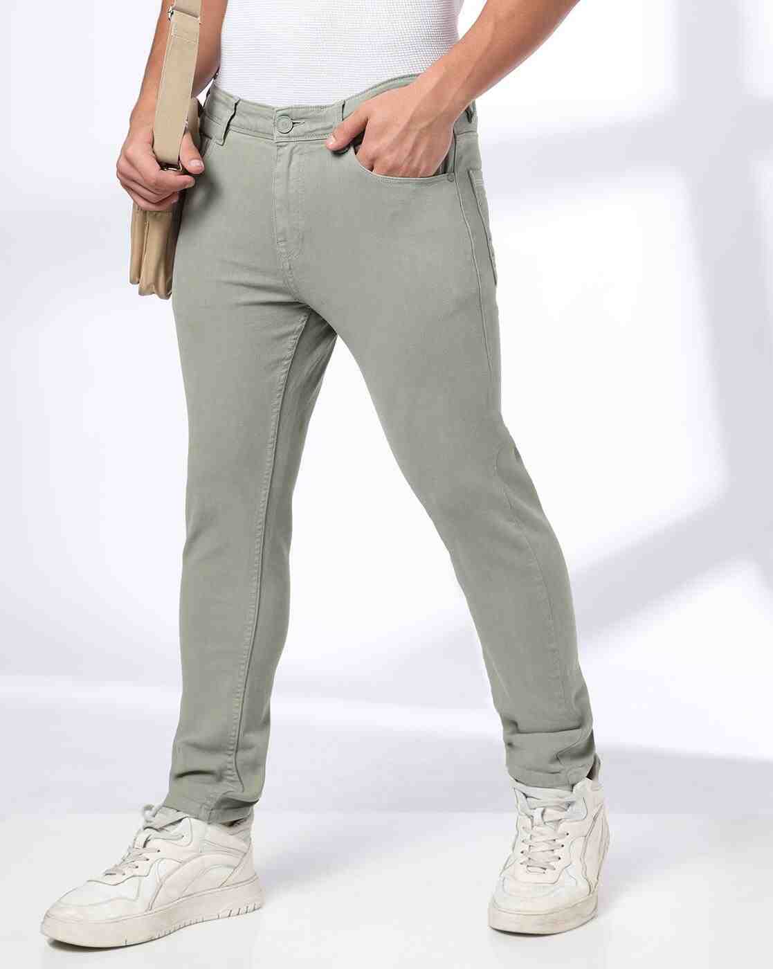 Men Mid-Rise Skinny Fit Cotton Stretch Jeans