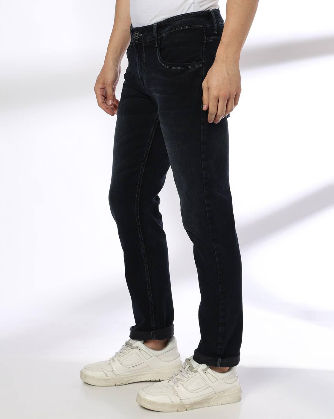 JOHN PLAYERS JEANS | Men Mid-Rise Slim Fit Jeans|1
