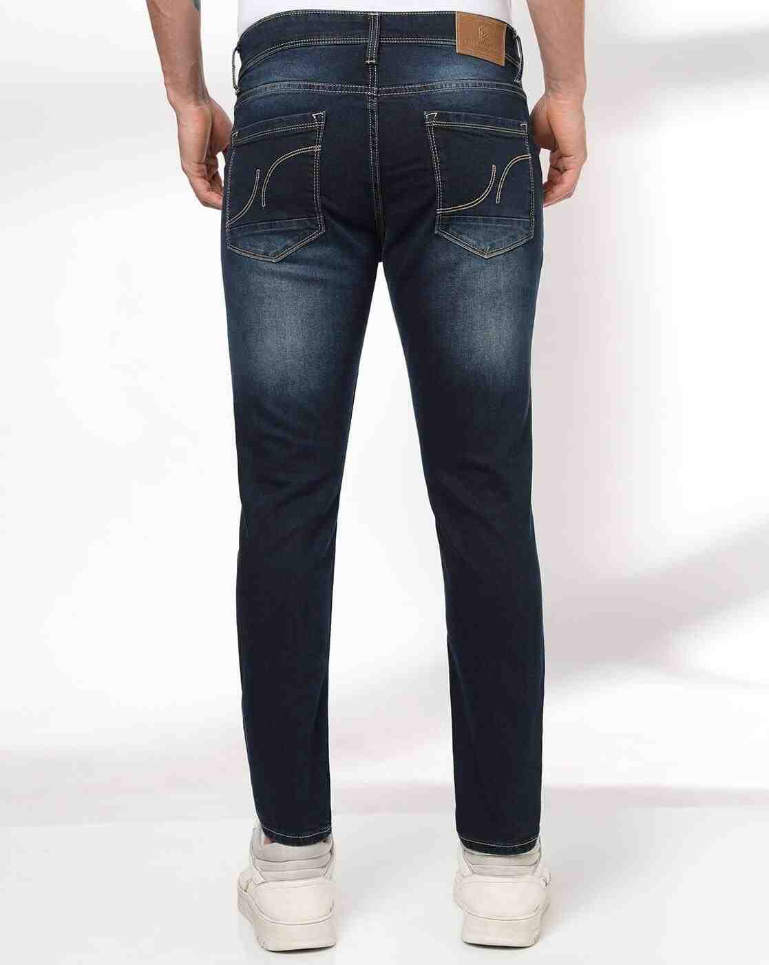 JOHN PLAYERS JEANS | Men Mid-Wash Skinny Fit Jeans|2