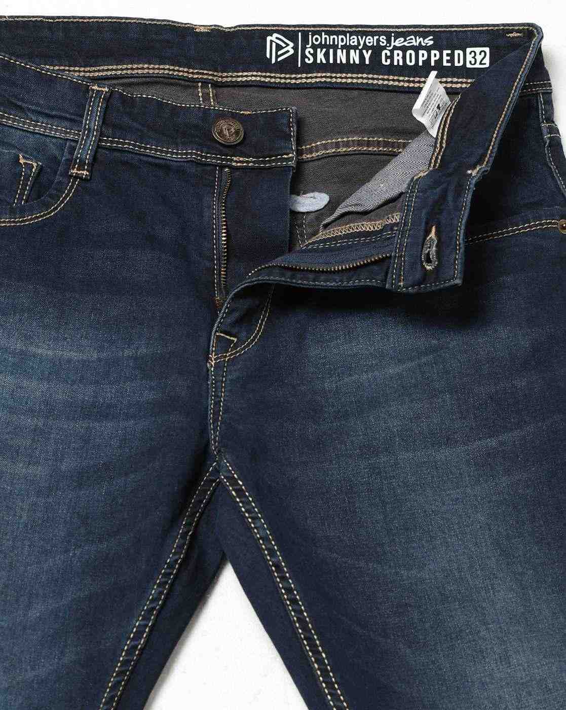 JOHN PLAYERS JEANS | Men Mid-Wash Skinny Fit Jeans|4