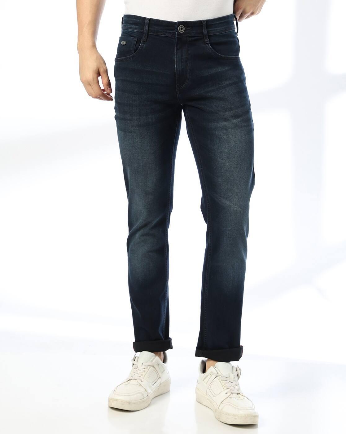 JOHN PLAYERS JEANS | Men Lightly Washed Slim Fit Jeans|0
