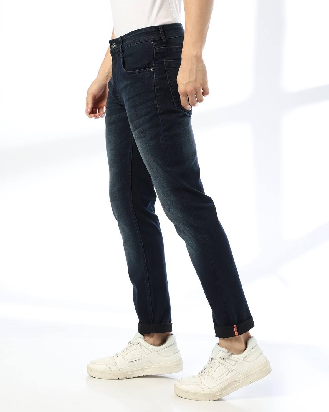 JOHN PLAYERS JEANS | Men Lightly Washed Slim Fit Jeans|1