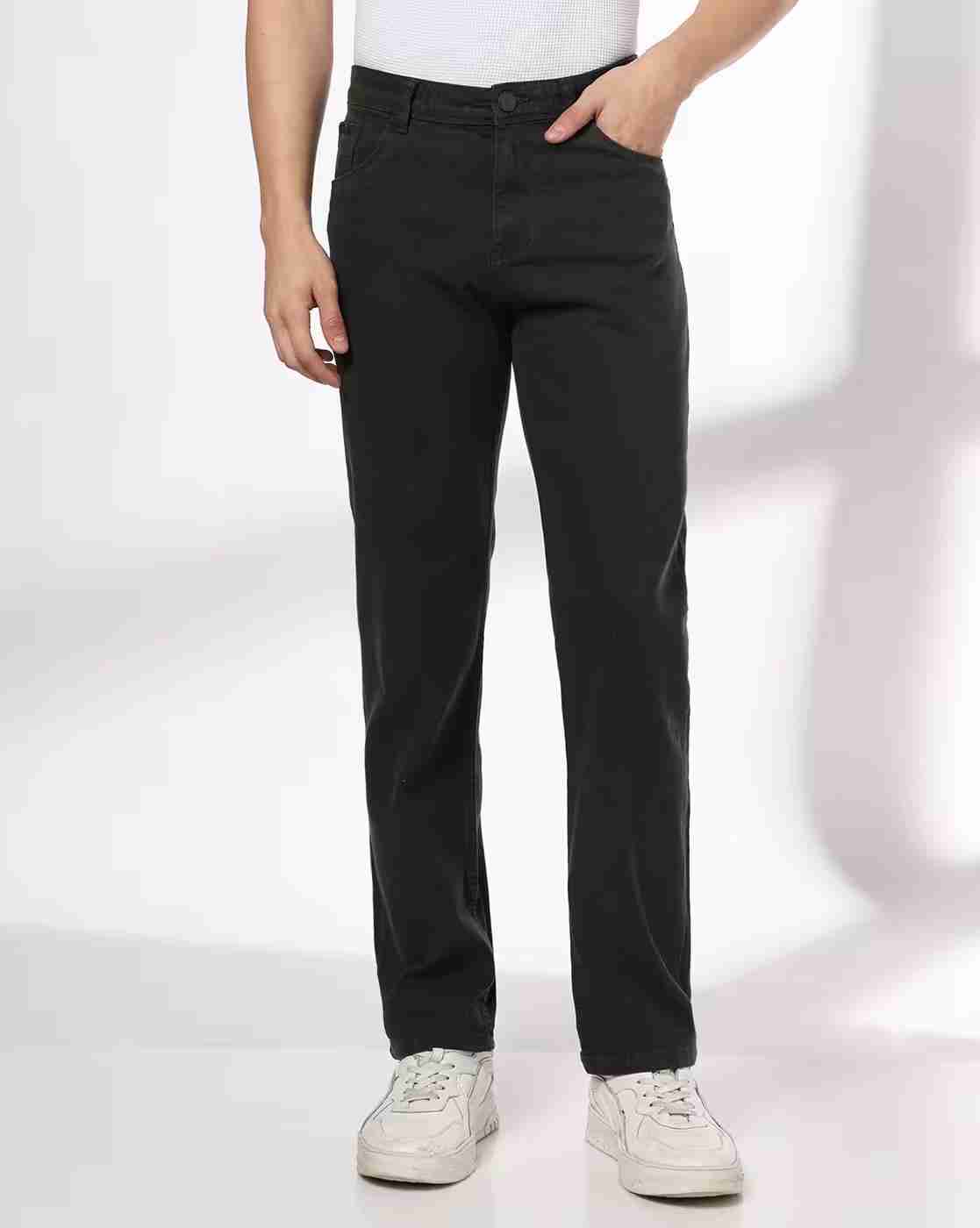 Men Mid-Rise Straight Jeans