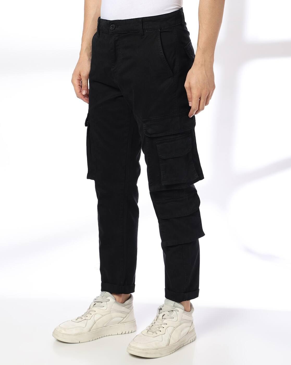 JOHN PLAYERS JEANS | Men Regular Fit Cargo Pants|1