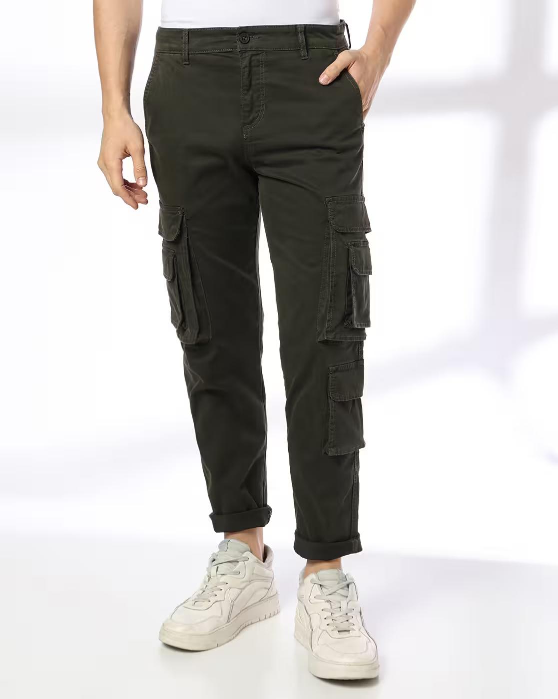 Men Regular Fit Cargo Pants
