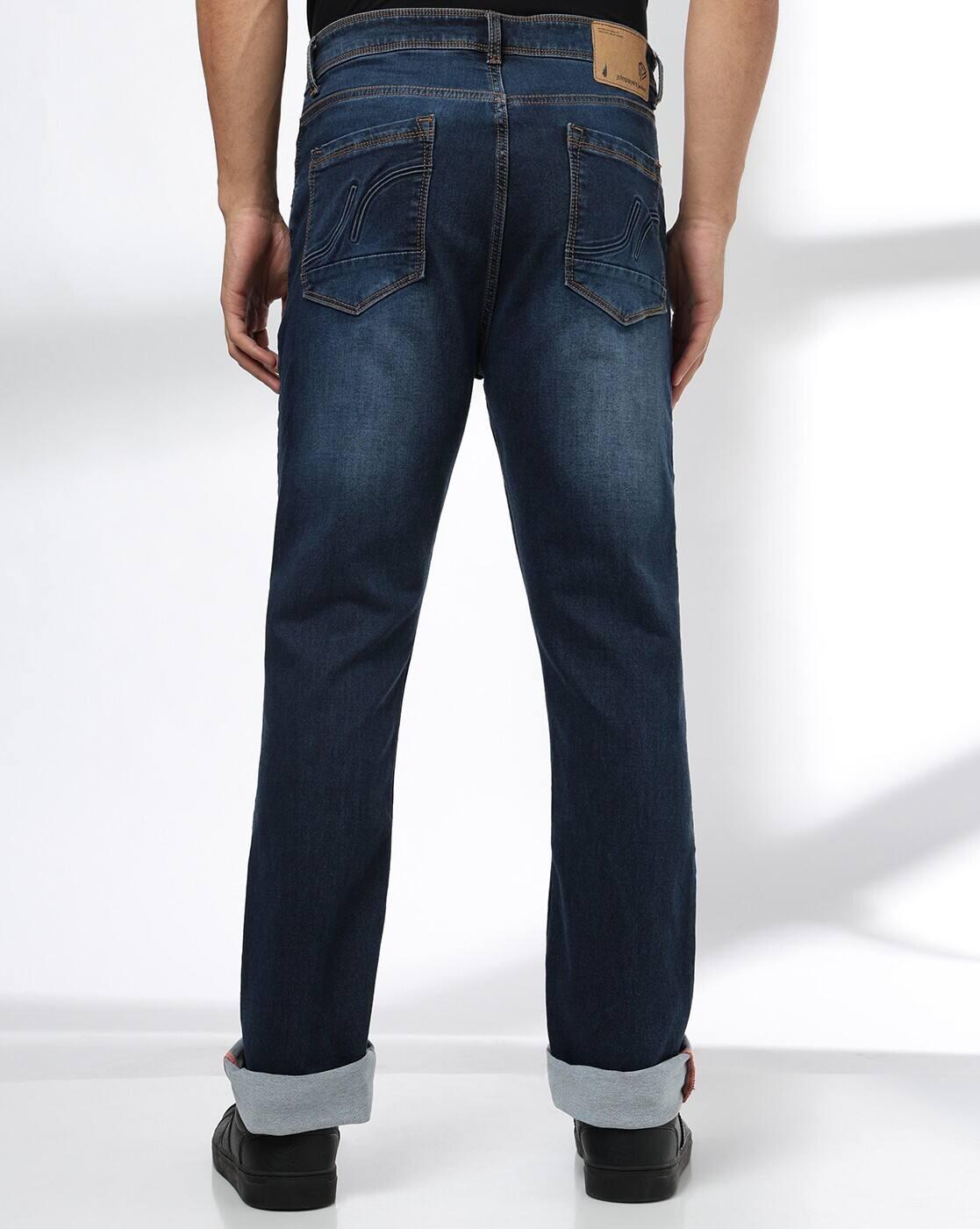 JOHN PLAYERS JEANS | Men Mid-Wash Skinny Fit Jeans|2