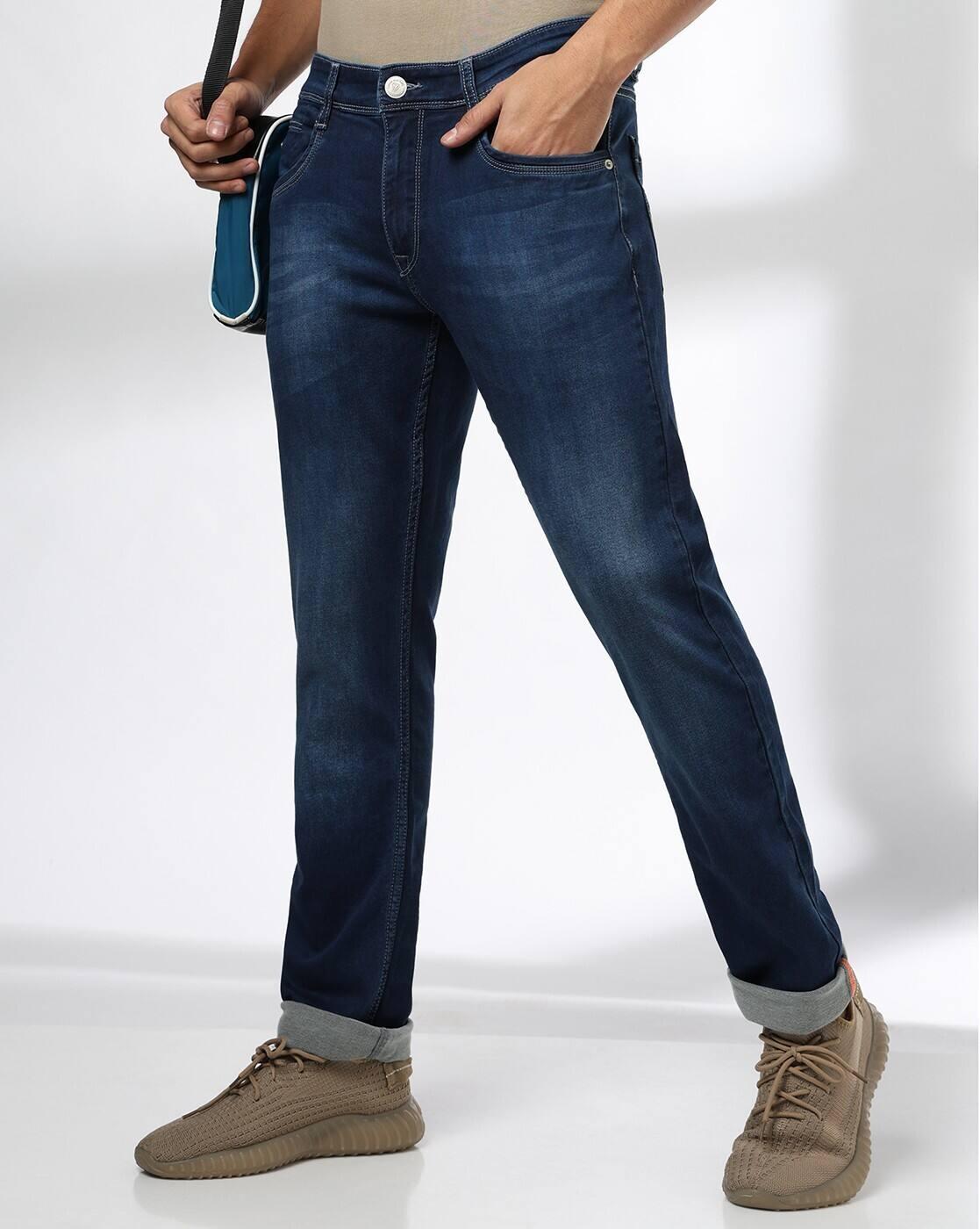 JOHN PLAYERS JEANS | Men Lightly Washed Slim Fit Jeans|0