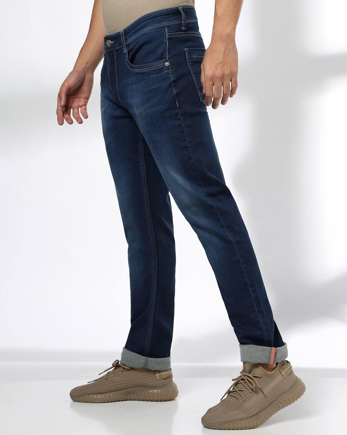 JOHN PLAYERS JEANS | Men Lightly Washed Slim Fit Jeans|1