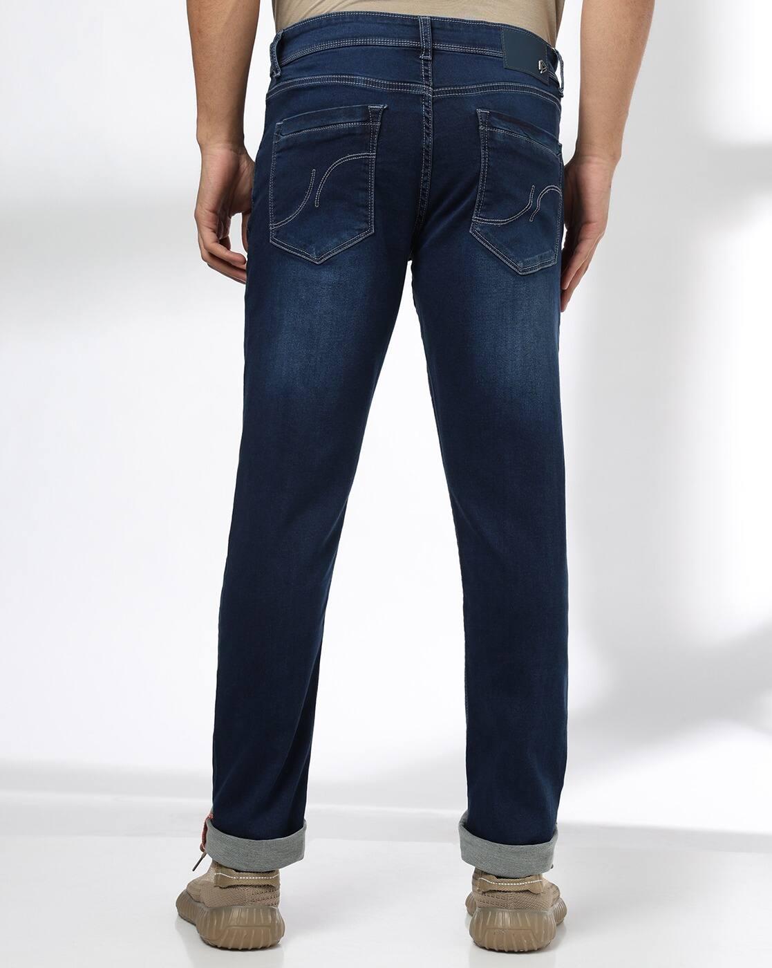 JOHN PLAYERS JEANS | Men Lightly Washed Slim Fit Jeans|2