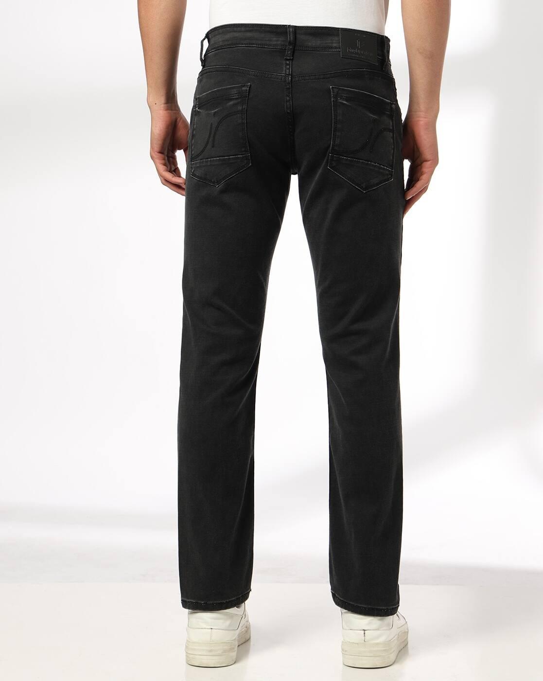 JOHN PLAYERS JEANS | Men Lightly Washed Slim Fit Jeans|2