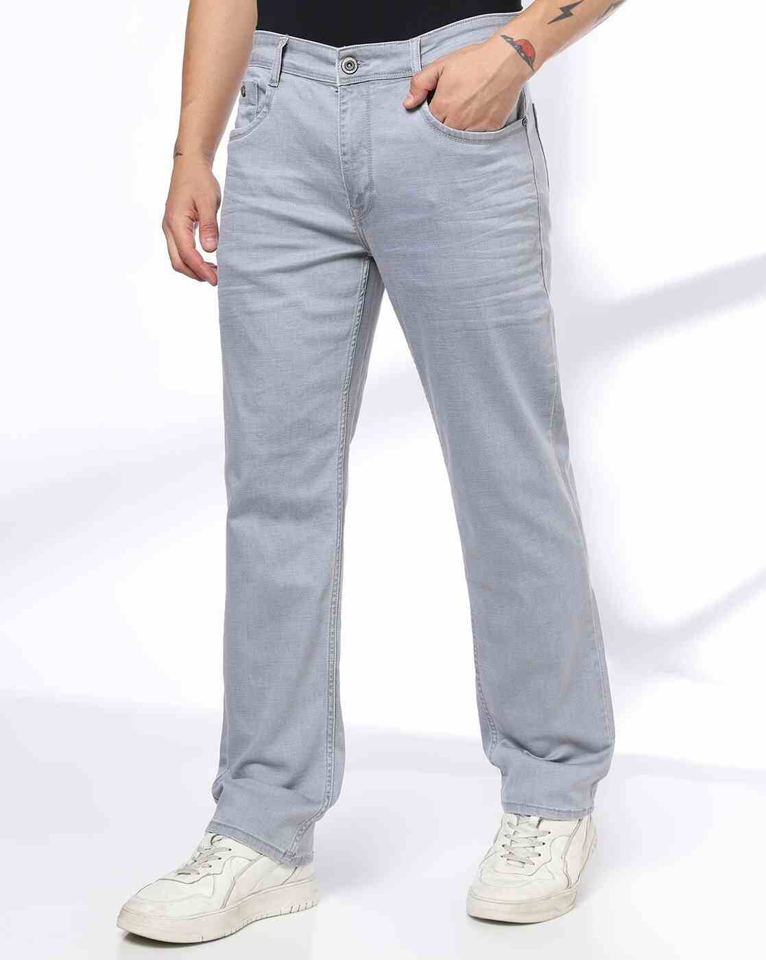 JOHN PLAYERS JEANS | Men Straight Fit Cotton Stretch Jeans|0